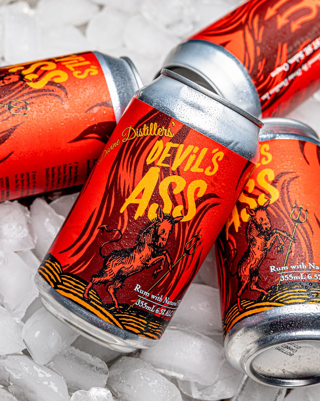Devil's Ass · Divine Distillers — Rum RTD — portfolio creative