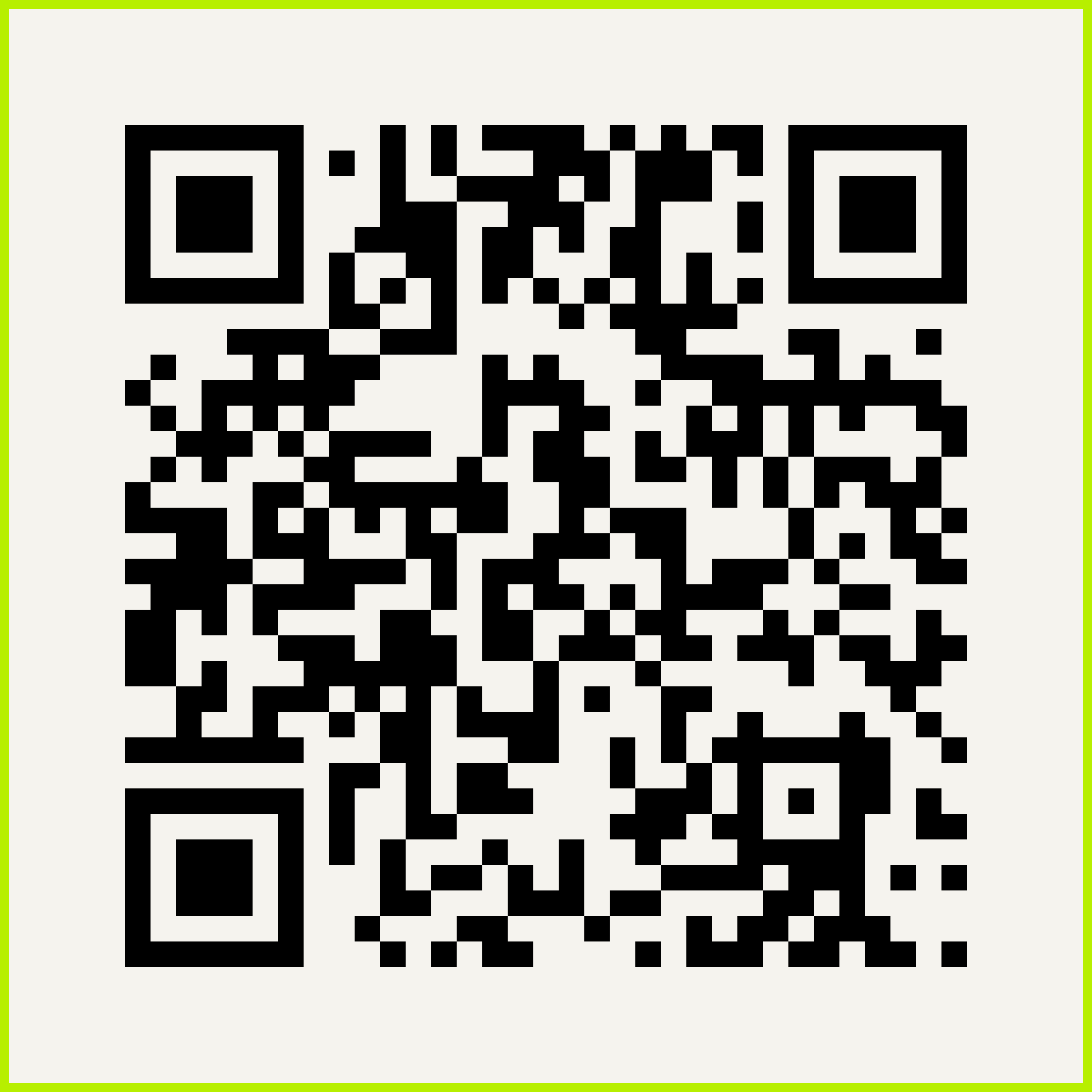 QR code linking to Ernie's contact page